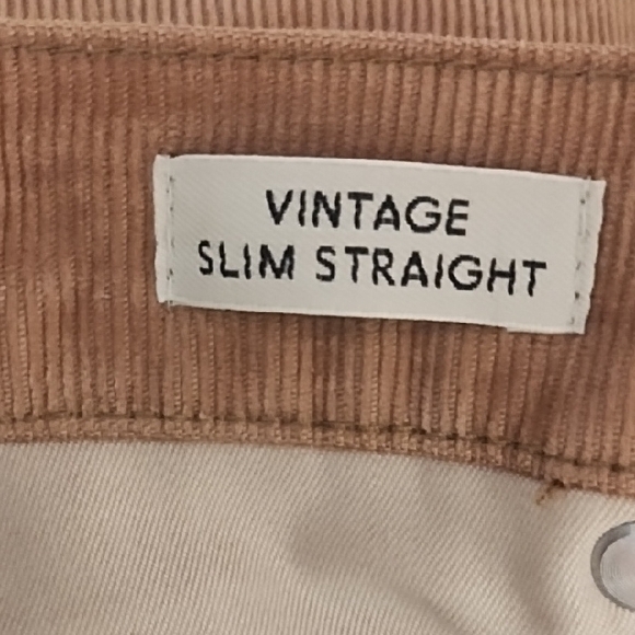 J. Crew Women's Tan Corduroy Straight Leg Pants - Picture 3 of 8